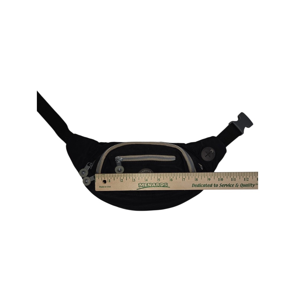 Yeso Outmaster Corsica Waist Bag Black Nylon Travel Hip Pack Fanny Pack Unisex - Picture 7 of 8